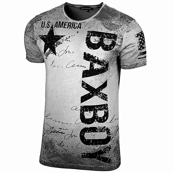 Baxboy T-Shirt Baxboy T-Shirt mit großen Schriftzugprints günstig online kaufen