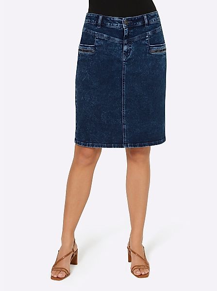 heine A-Linien-Rock Jeans-Rock günstig online kaufen