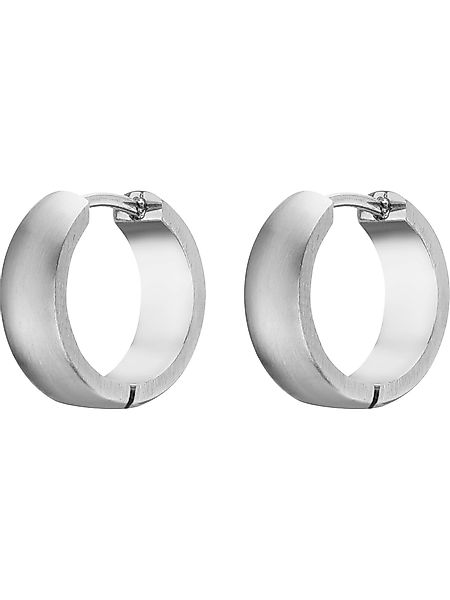 FAVS Paar Creolen FAVS Unisex-Creolen Edelstahl günstig online kaufen