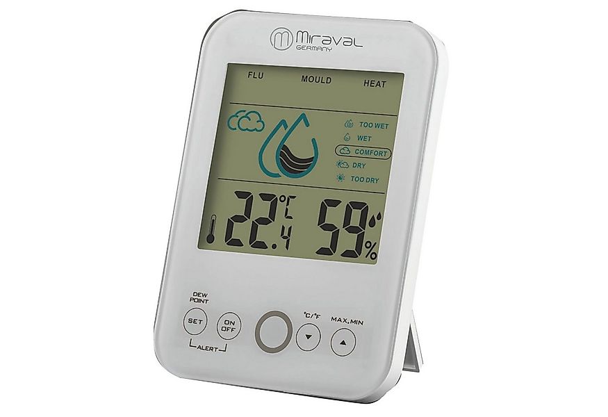Miraval Klimamesser 3x Miraval Raumklimastation Schimmelwarner, Lüftungsemp günstig online kaufen