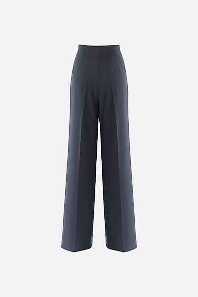 Hose mit weitem Bein und Bügelfalten günstig online kaufen