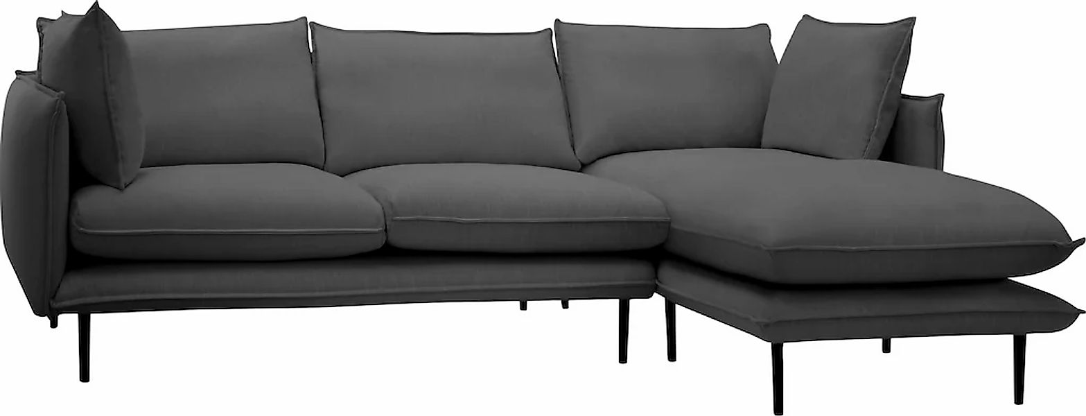 Home affaire Ecksofa "Somba L-Form" mit dickem Keder, Ottomane wahlweise li günstig online kaufen