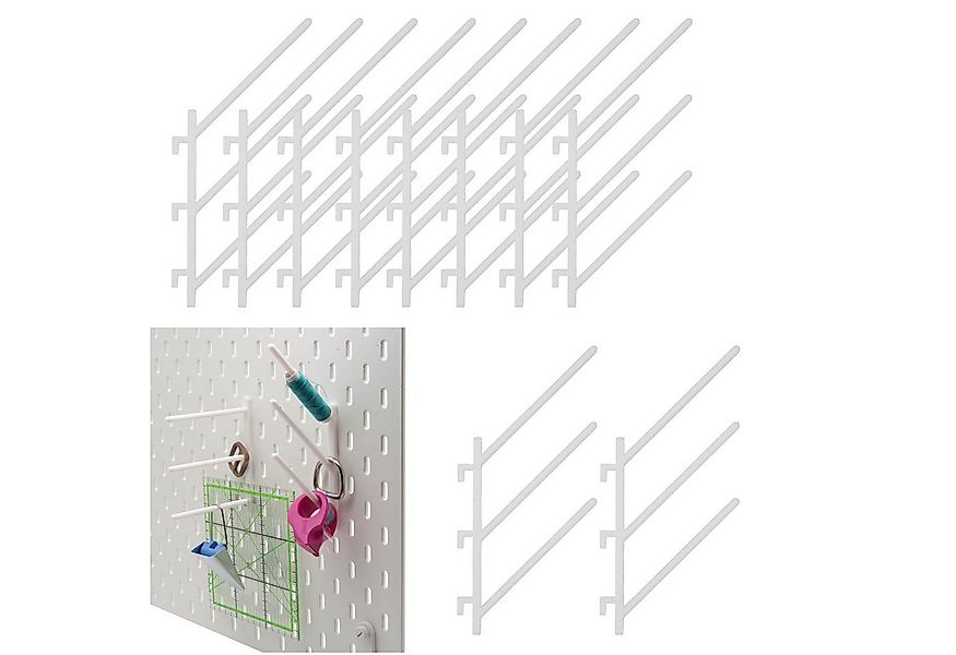 TSB Werk Lochwand-Ausstattung Halter für IKEA SKADIS Lochplatte Nähgarnhalt günstig online kaufen