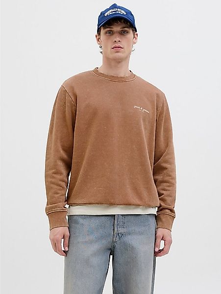 Jack & Jones Sweatshirt JJEDOVER PRINT SWEAT CREW NECK günstig online kaufen