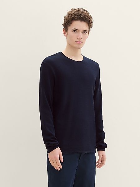TOM TAILOR Denim Strickpullover Strickpullover aus günstig online kaufen