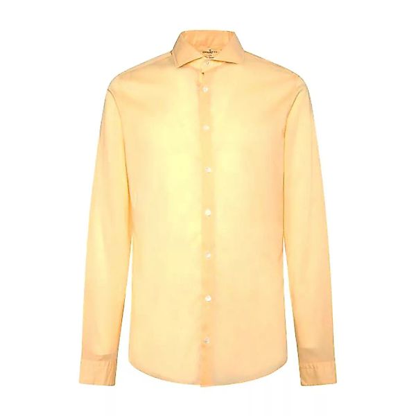 Hackett Piece Dyed Light Poplin Langarm Hemd XL Sunlight günstig online kaufen
