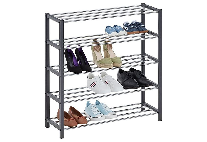 IDIMEX Schuhregal DUBLIN, Schuhständer mit 5 Ablagen, 80cm breit Schuhaufbe günstig online kaufen