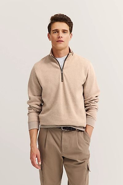 bugatti Troyer "Modern Fit", kurzer Reißverschluss, Stehkragen günstig online kaufen