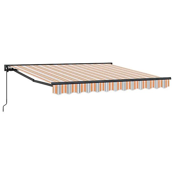vidaXL Einziehbare Markise Blau und Orange 300 x 250 cm 3330013 günstig online kaufen