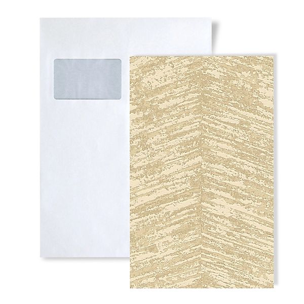 PROFHOME 1 MUSTERSTÜCK S-386972-GU DIN A4 MUSTER der Chevron Muster Tapete günstig online kaufen