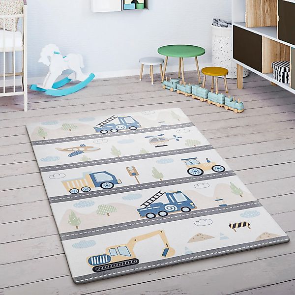 Paco Home Kinderteppich »Chicos 561«, rechteckig, 4 mm Höhe, Flachgewebe, S günstig online kaufen