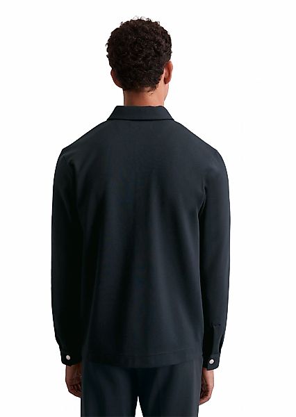 Marc OPolo Hemdjacke, ohne Kapuze, Sweat-Overshirt regular fit aus Bio-Baum günstig online kaufen