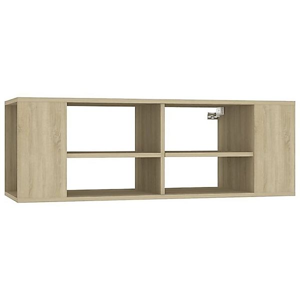 furnicato TV-Schrank TV-Wandschrank Sonoma-Eiche 102x35x35 cm Holzwerkstoff günstig online kaufen