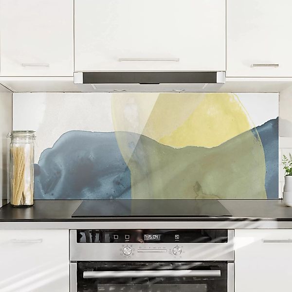 Glas Spritzschutz Abstrakt - Panorama Ozean und Wüste III günstig online kaufen