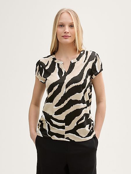 TOM TAILOR T-Shirt T-Shirt mit Muster günstig online kaufen