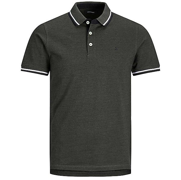 Jack&Jones Poloshirt aus Biobaumwolle Farbe oliv Größe: 8XL günstig online kaufen