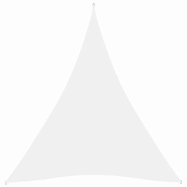 Sonnensegel Oxford-gewebe Dreieckig 3,5x3,5x4,9 M Weiß günstig online kaufen