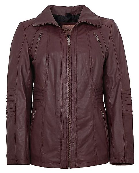Caminari Lederjacke Navara Caminari - Damen Lederjacke Lammnappa bordeaux günstig online kaufen