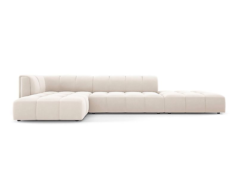 Milo Casa | Ecksofa Francesca Samt links 5-Sitzer günstig online kaufen