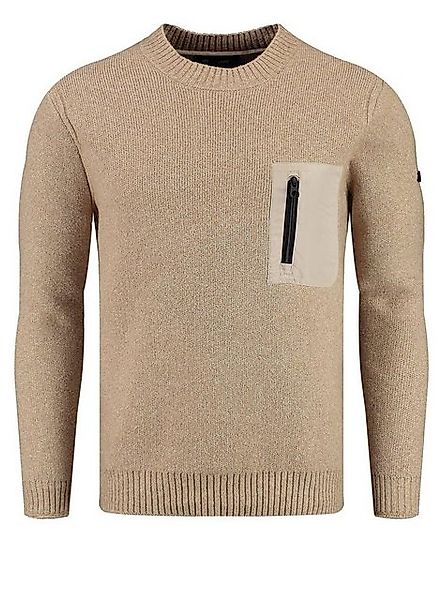 Key Largo Strickpullover Herren Strickpullover MST FLOOR ROUND (1-tlg) günstig online kaufen
