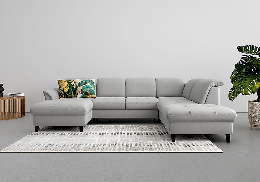 sit&more "Maggiore U-Form" wahlweise mit Kopfteilverstellung, Bettfunktion günstig online kaufen