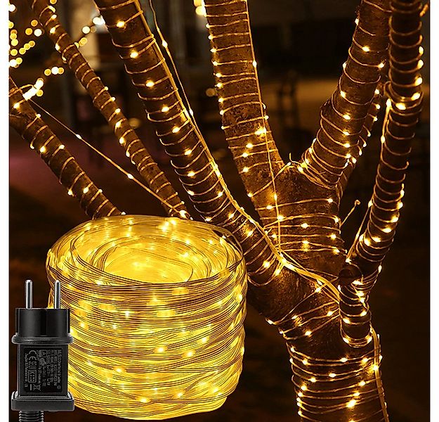 Rosnek LED-Lichterkette 20M-100M,Beleuchtung Lichterschlauch, Party Garten günstig online kaufen