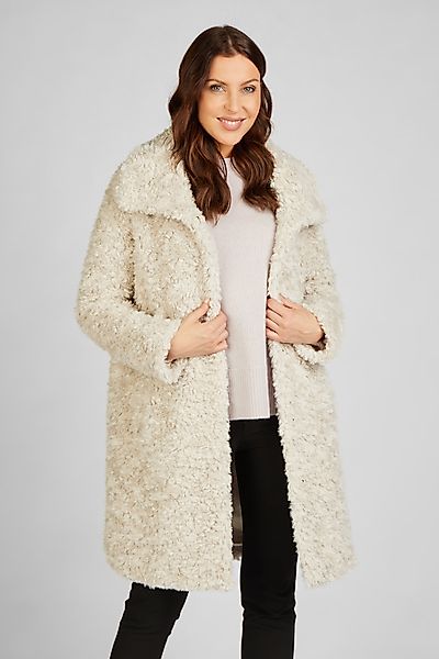 FUNK since 1776 Fellimitatmantel Teddyfellmantel mit günstig online kaufen
