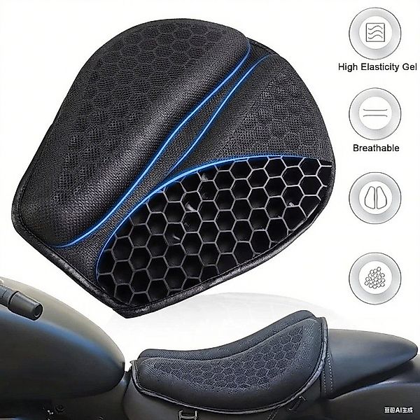 NAVPLUS Sitzbank 3D Gel Motorrad Sitzkissen günstig online kaufen