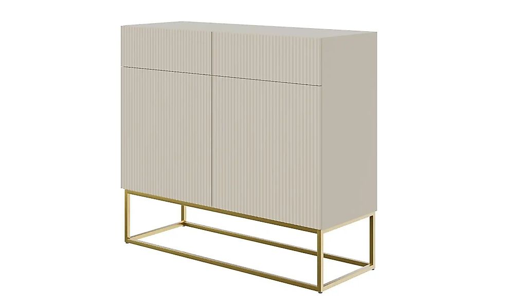 Selsey Sideboard  Veldio ¦ beige ¦ Maße (cm): B: 100 H: 90 Kommoden & Sideb günstig online kaufen