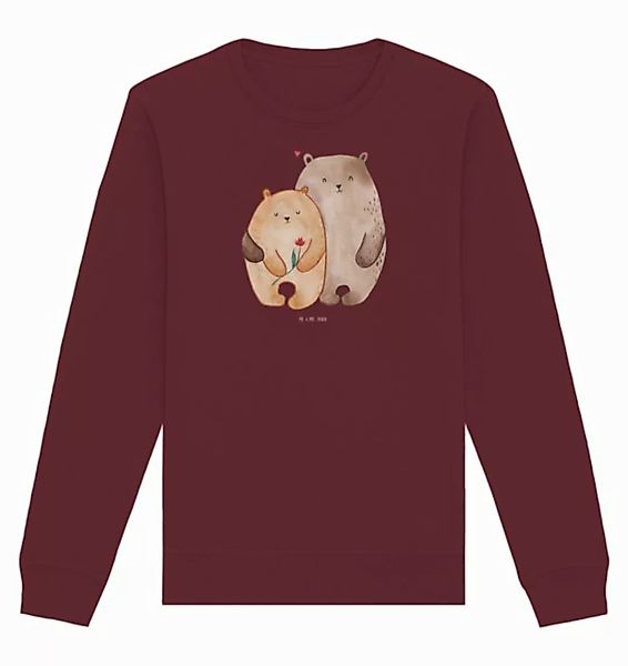 Mr. & Mrs. Panda Longpullover Größe S Bären Liebe - Burgundy - Geschenk, He günstig online kaufen