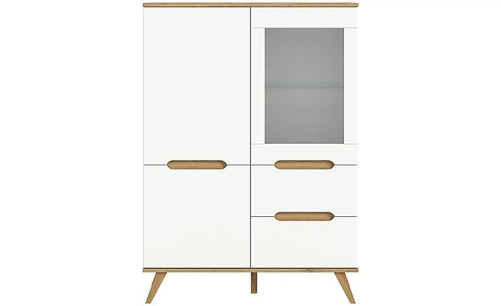 Highboard  Torso ¦ weiß ¦ Maße (cm): B: 100 H: 140 Kommoden & Sideboards > günstig online kaufen