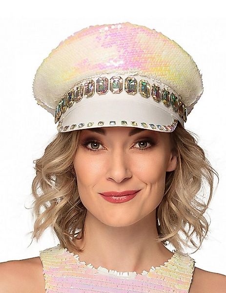 Boland Kostüm Funkelnde Disco-Mütze mit Pailletten für Erwachsene bunt 28 x günstig online kaufen