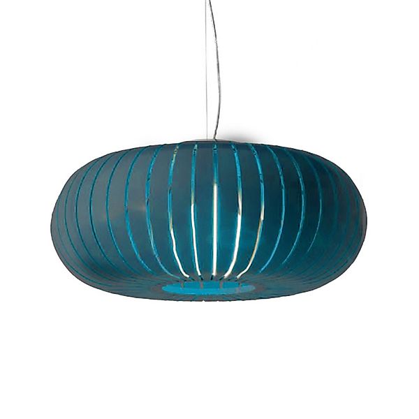 Kartell Hängeleuchte Teresa, petrol, Ø 50 cm, E27-LED günstig online kaufen