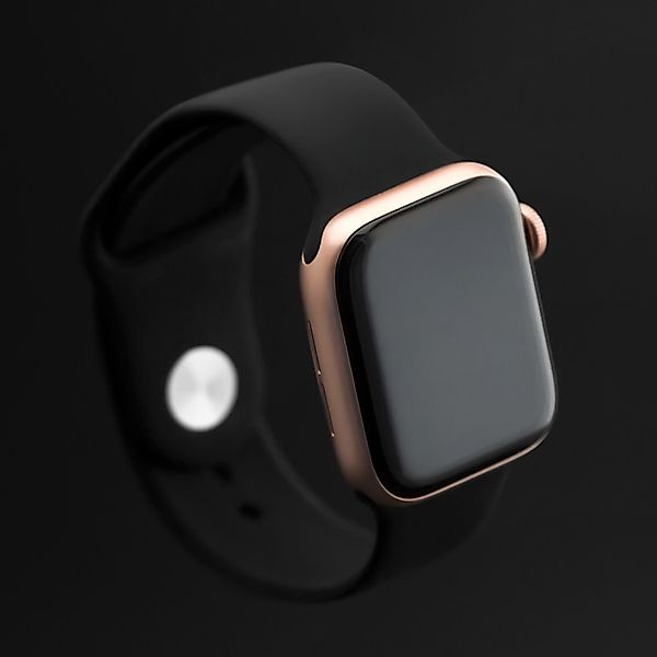 PRECORN Smartwatch-Armband Silikon Ersatzarmband in schwarz günstig online kaufen
