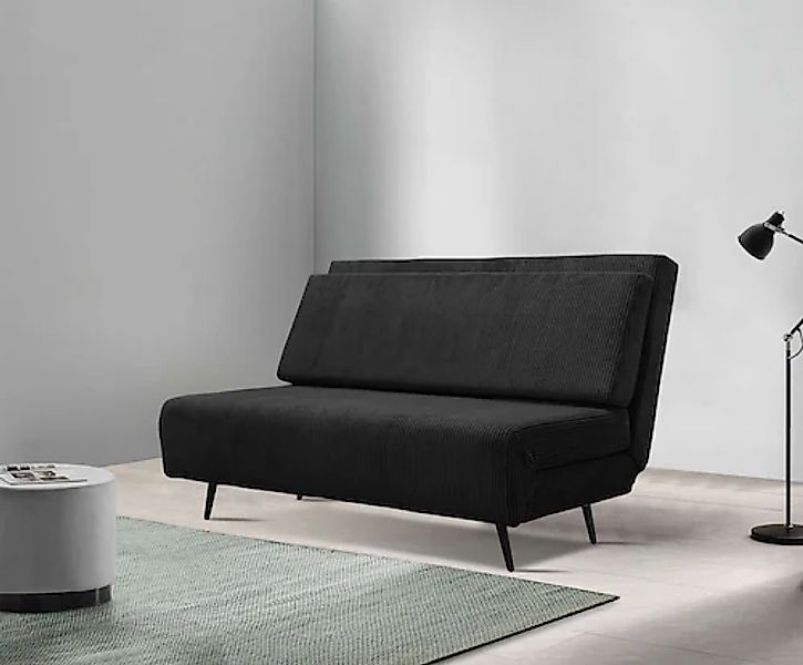 andas Schlafsofa »Linnea«, Daybed mit aufklappbarer Liegefläche, in Webstof günstig online kaufen