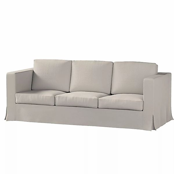 Bezug für Karlanda 3-Sitzer Sofa nicht ausklappbar, lang, hellbeige, Bezug günstig online kaufen