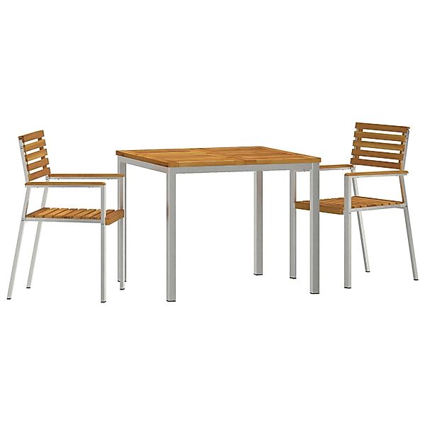 vidaXL 3-Teiliges Garten Essset aus Massivholz Akazie 3334773 günstig online kaufen