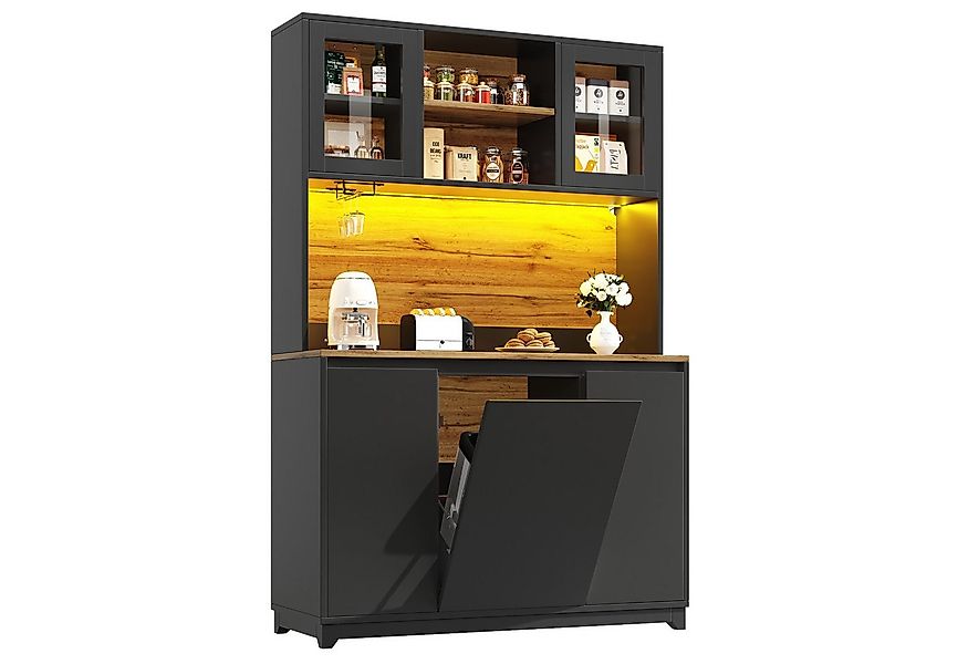 i@home Hochschrank Küchenschränke (120 × 40 × 180 cm) Küchenschränke mit 5 günstig online kaufen