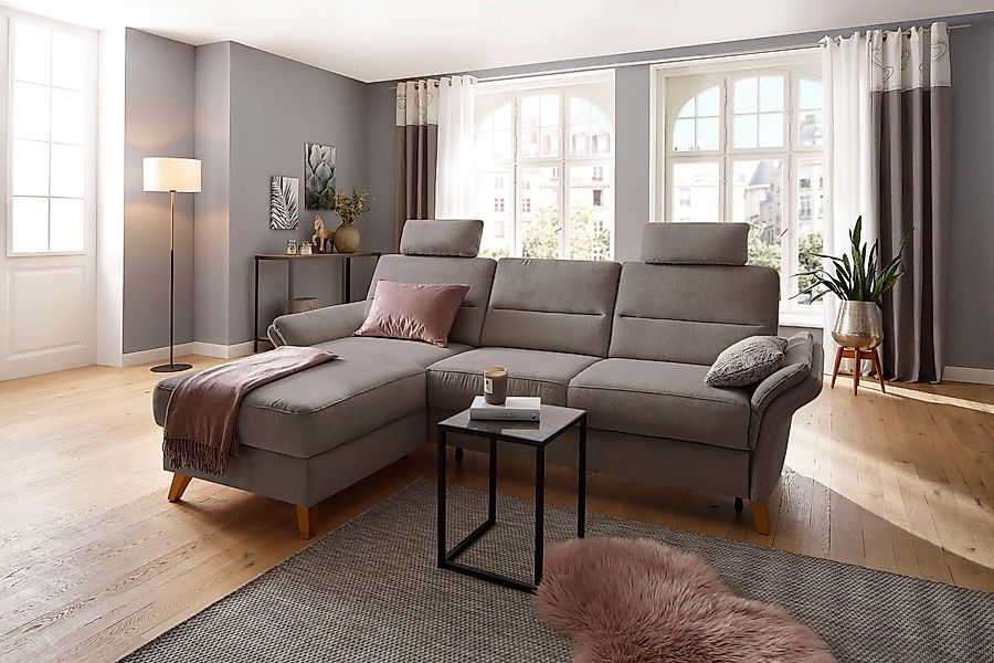 Home affaire Ecksofa Westerland L-Form, Federkern-Polsterung, günstig online kaufen