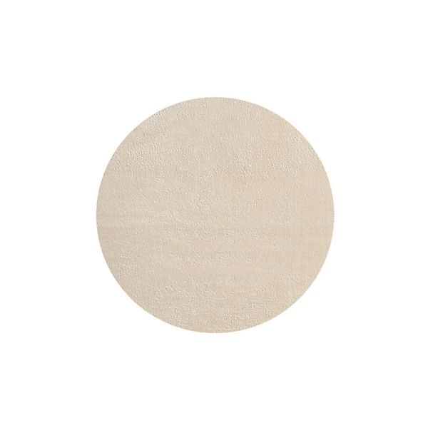 Floornovo Hochflor Teppich Nr. 48 Rund Einfarbig Durchmesser 120 cm günstig online kaufen