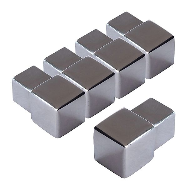 Dalsys Endstück Quadratprofil 5x 12,5mm Edelstahl Poliert Eckstücke günstig online kaufen