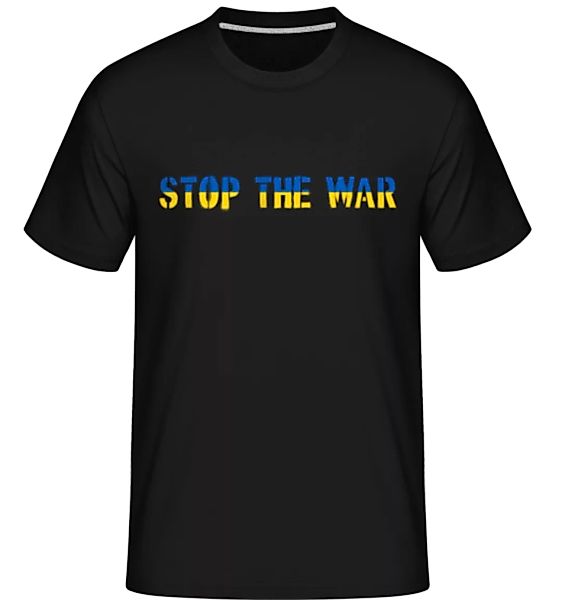 Stop The War Ukraine Flag · Shirtinator Männer T-Shirt günstig online kaufen