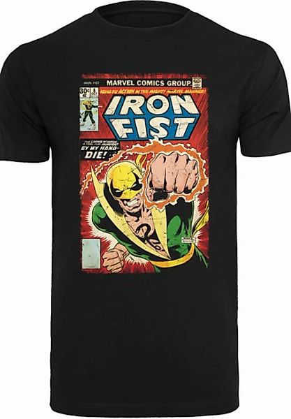 F4NT4STIC Kurzarmshirt F4NT4STIC Herren Marvel Iron Fist Cover with T-Shirt günstig online kaufen