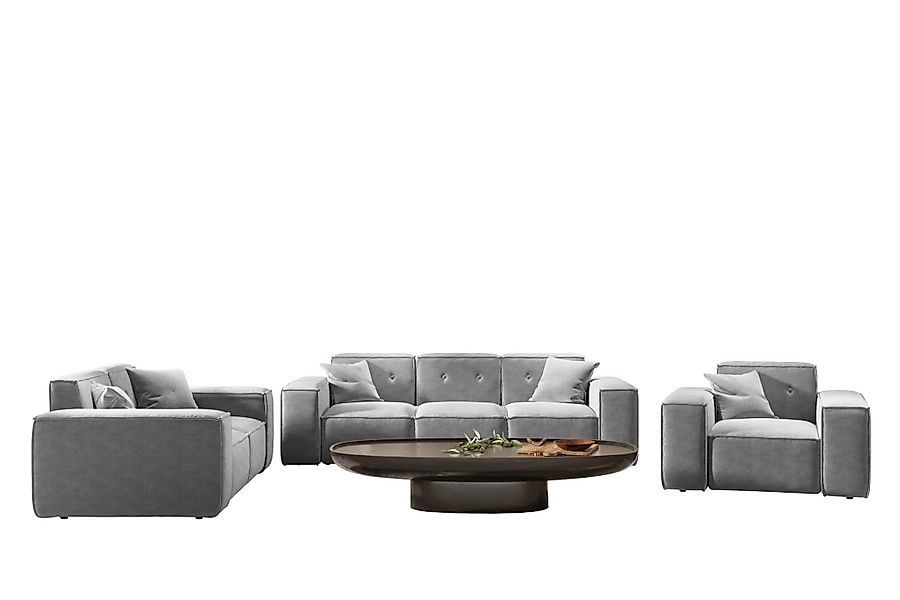 Fun Möbel Polstergarnitur Sofaset Designersofa CESINA günstig online kaufen
