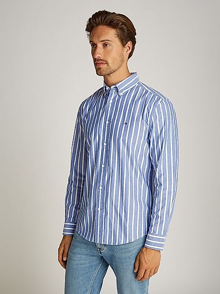 Tommy Hilfiger Businesshemd FLEX POPLIN NAUTICAL STP SHIRT günstig online kaufen