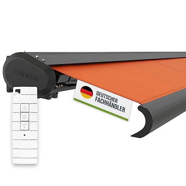 empasa Kassettenmarkise Vollkassettenmarkise "PROFI" Markise Kassettenmarki günstig online kaufen