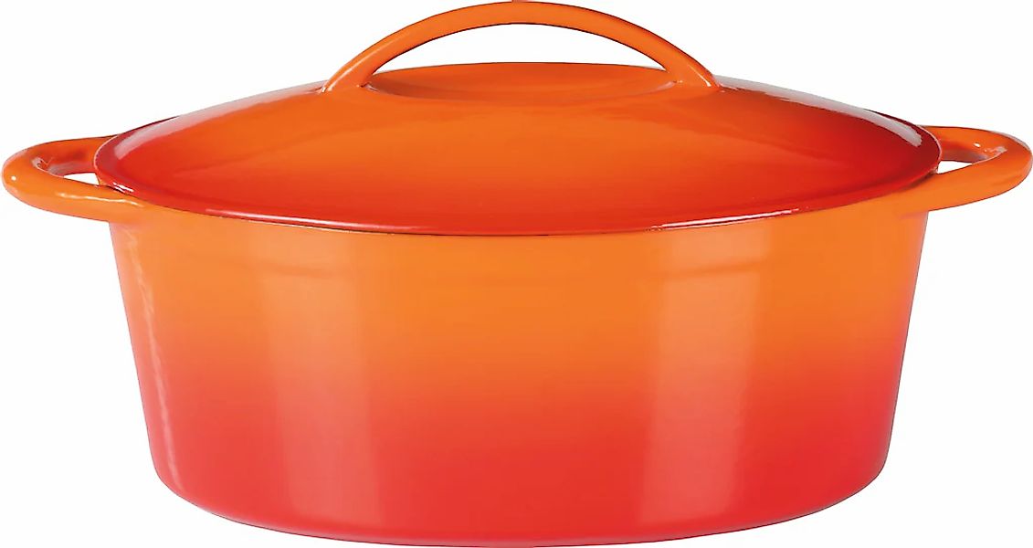 GSW Bräter "Orange Shadow" 1 Stk. tlg. Gusseisen günstig online kaufen