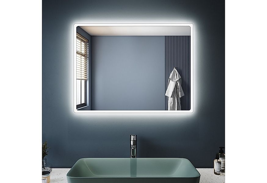 SONNI Badspiegel Badspiegel mit LED-Beleuchtung, Lichtspiegel IP44 LED Spie günstig online kaufen