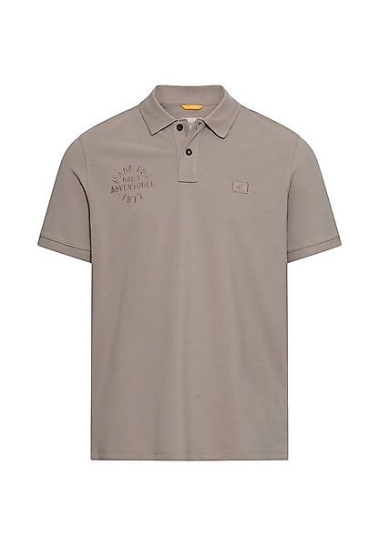 camel active Poloshirt mit Stickerei auf der Brust günstig online kaufen