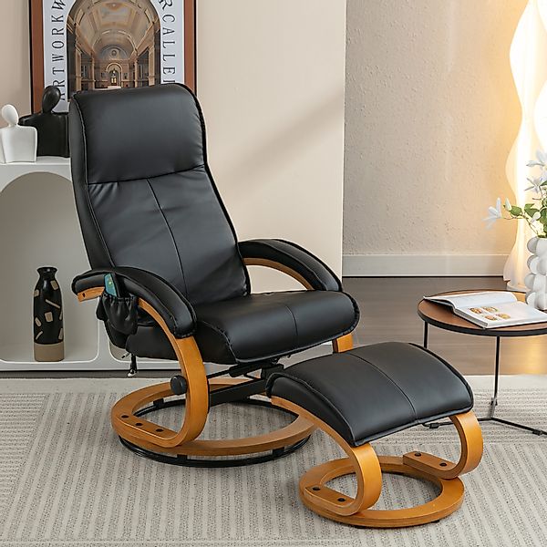 MODFU Massagesessel Massagesessel,Heizfunktion und Fußhocker (Massagesessel günstig online kaufen